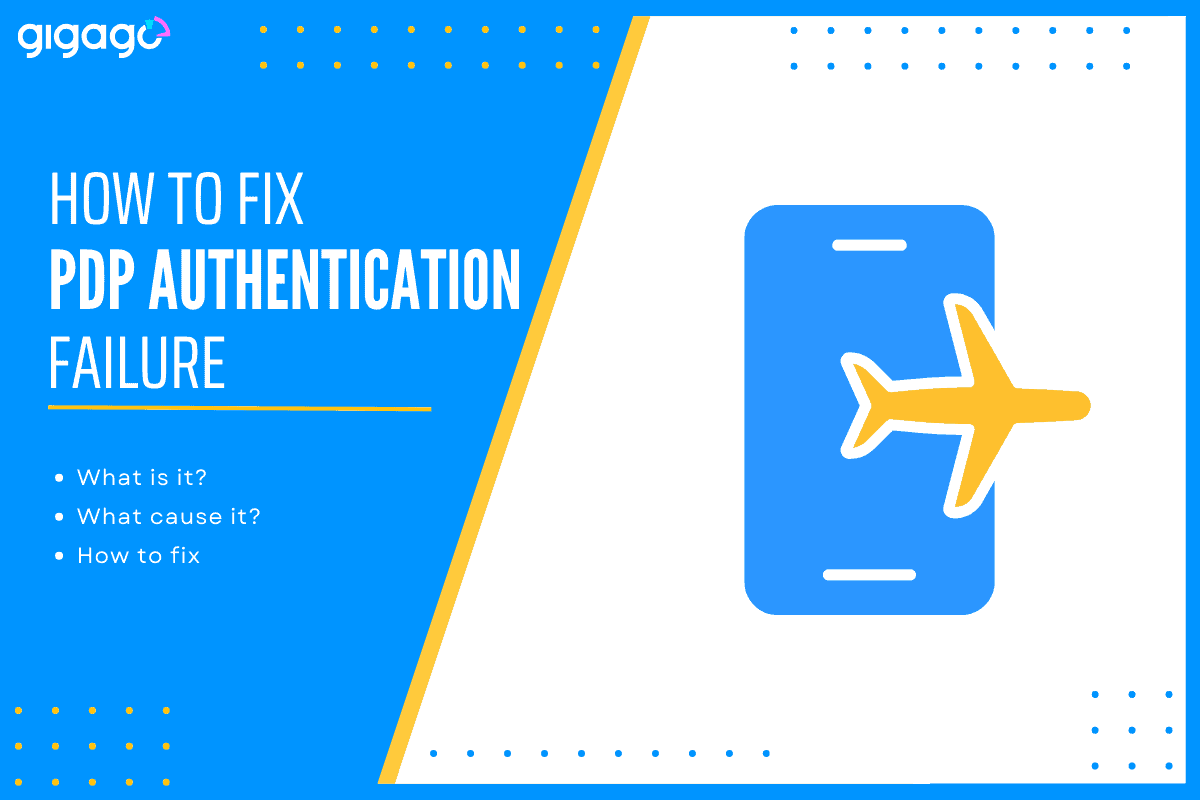 How to fix PDP authentication failure