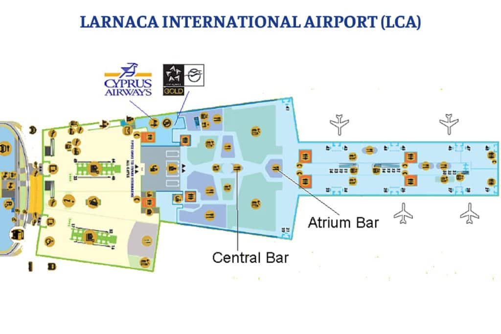 Larnaca International Airport (LCA) Map
