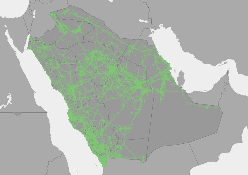 mobile internet coverage in saudi arabia