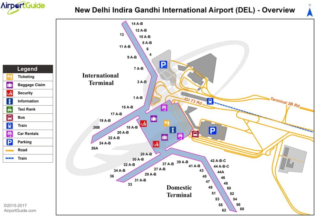Buy India sim card at New Delhi airport