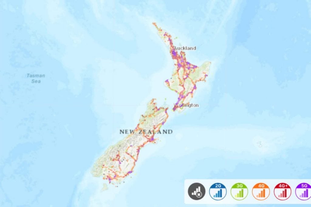 Spark boasts the most extensive coverage across New Zealand