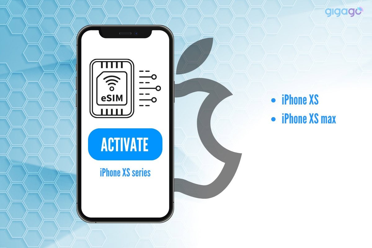 Active eSIM on iPhone XS