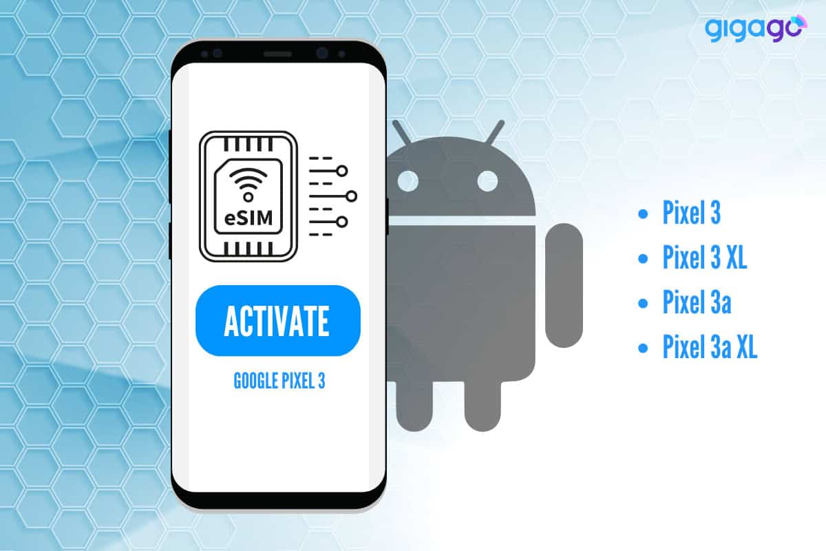 how to activate eSIM on Google Pixel 3/3 XL/3a/3a XL