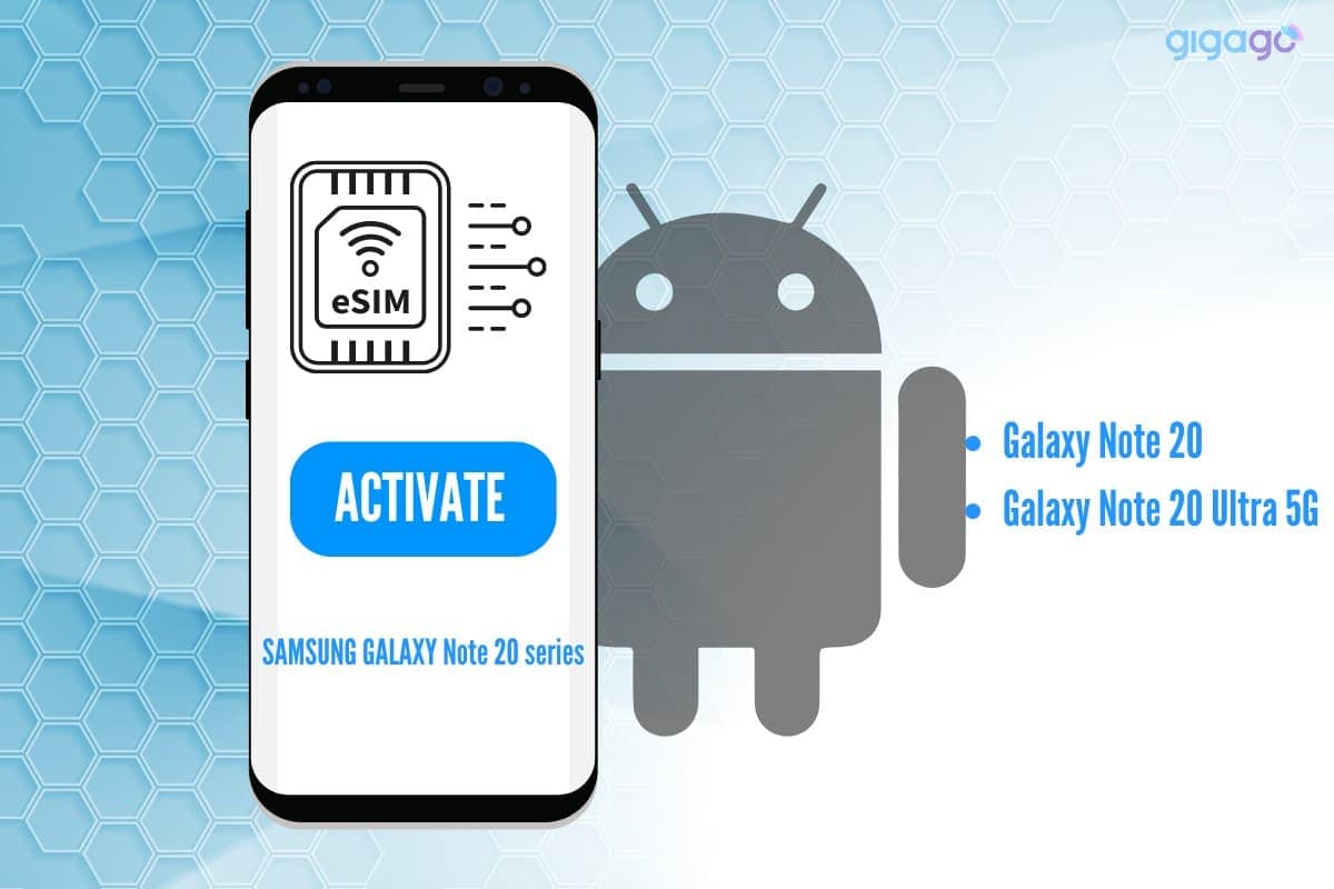 How to activate eSIM on Samsung Galaxy Note 20