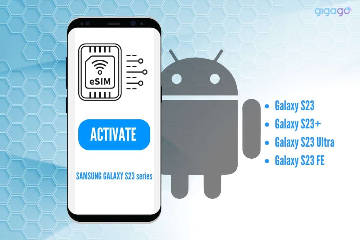 Activate eSIM on Samsung Galaxy S23