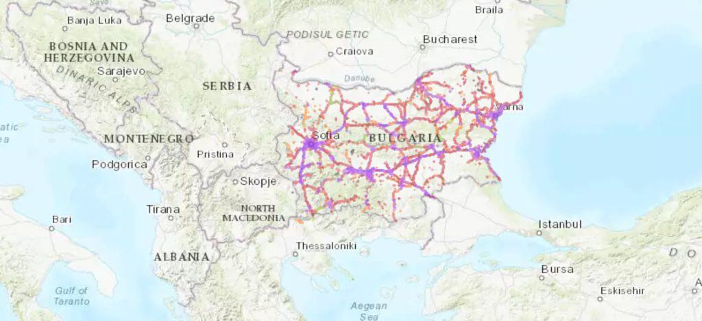 telenor bulgaria mobile coverage map