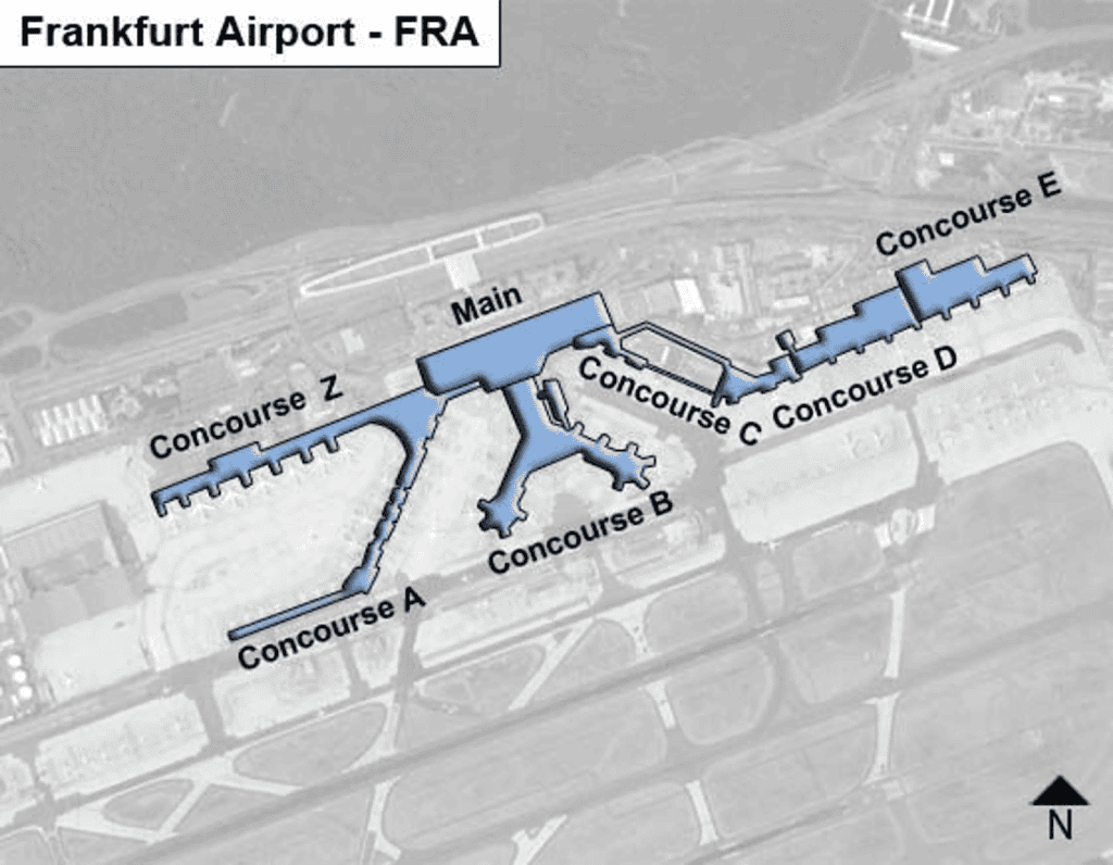 Frankfurt Airport maps