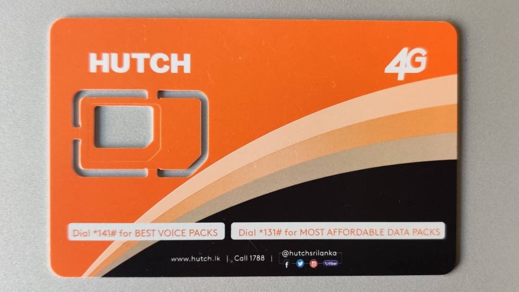 A Hutch SIM Card