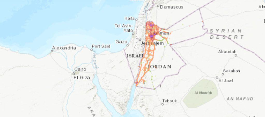 umniah jordan coverage map