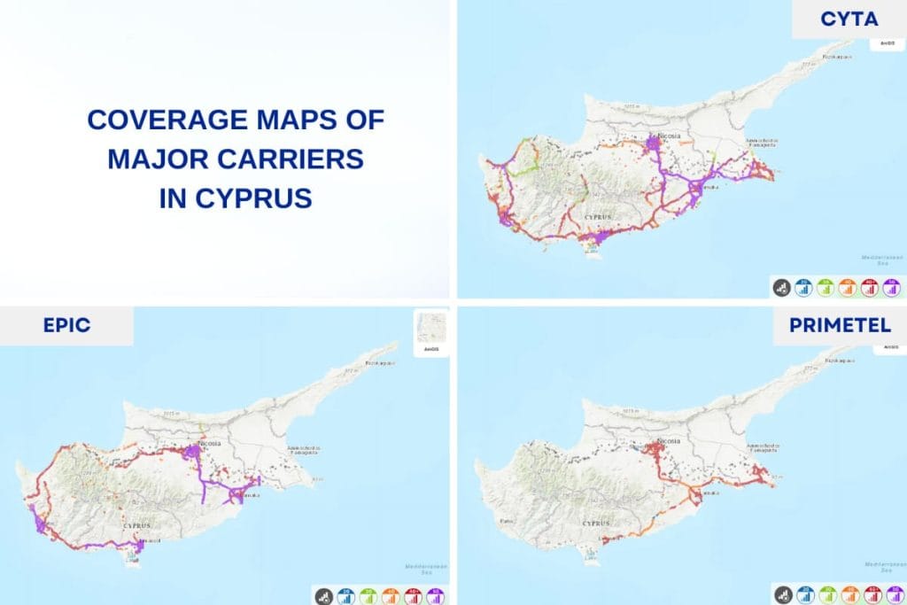 Mobile Internet Coverage in Cyprus