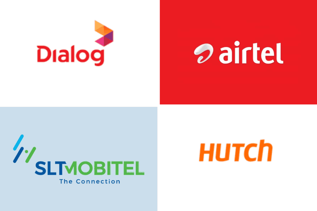 04 main mobile operators in Sri Lanka