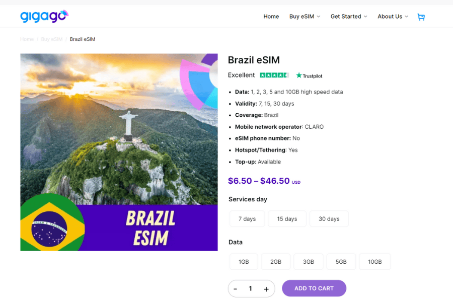 Gigago eSIM – An Alternative To Get Internet In Brazil With Your Cell Phone