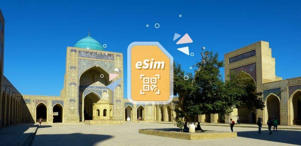 Uzbekistan eSIM is good choice for tourists who want to stay connected through the trip to Uzbekistan