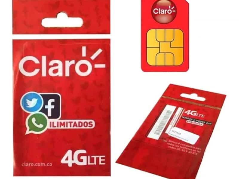 Claro's SIM card packages are diverse