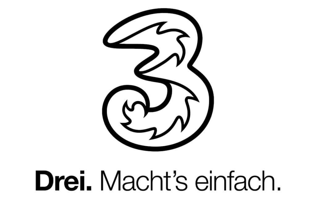 Drei (Three) Austria logo