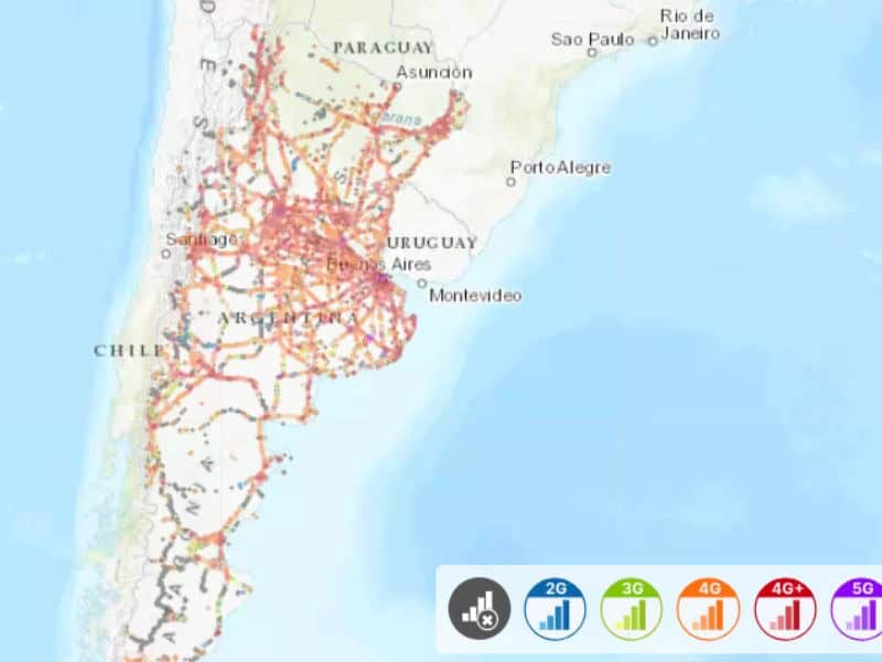 Claro has wide coverage throughout Argentina