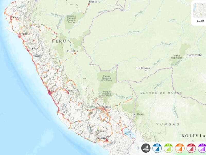 Movistar Peru mobile internet coverage