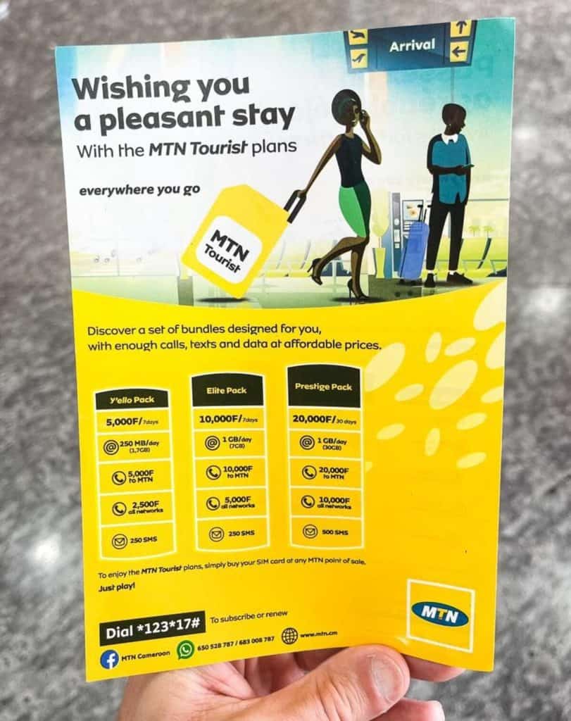 Buying an MTN SIM card for your trip in Cameroon