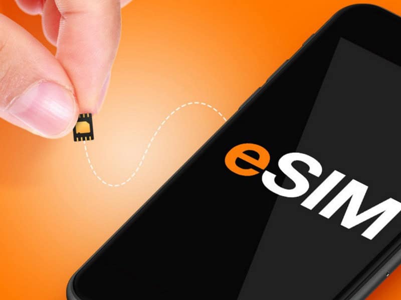 You purchase eSIM from an international source 