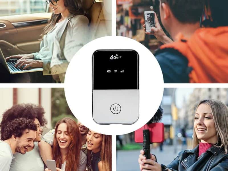 Pocket Wifi allows sharing with many people and devices