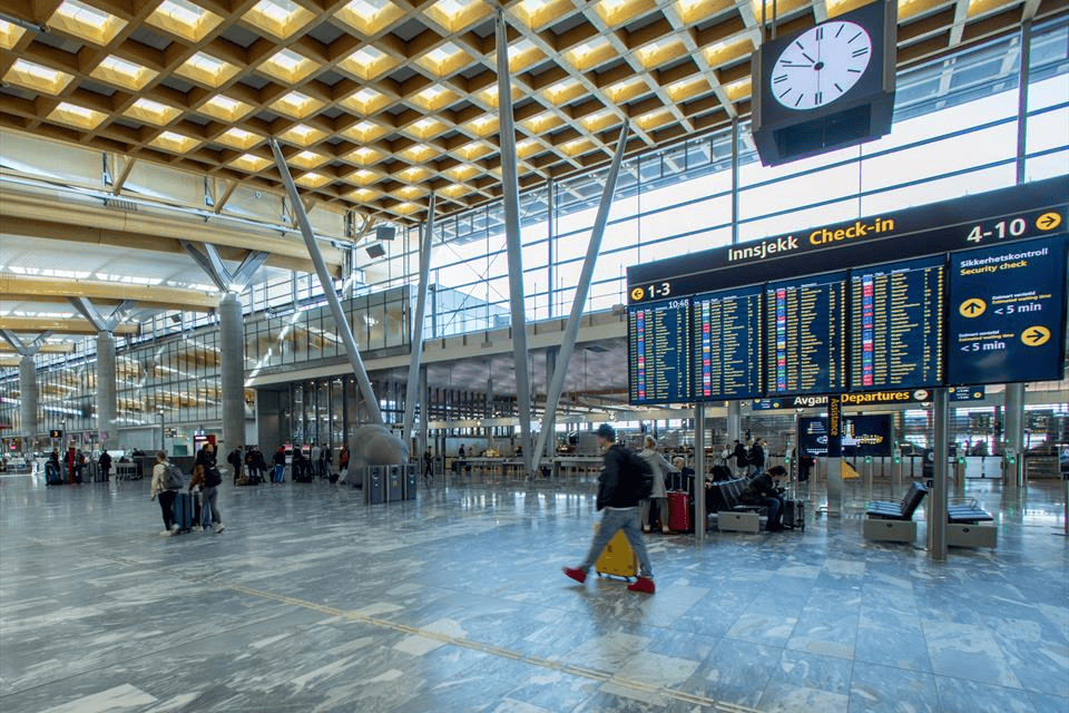 Oslo Gardermoen Airport in Norway