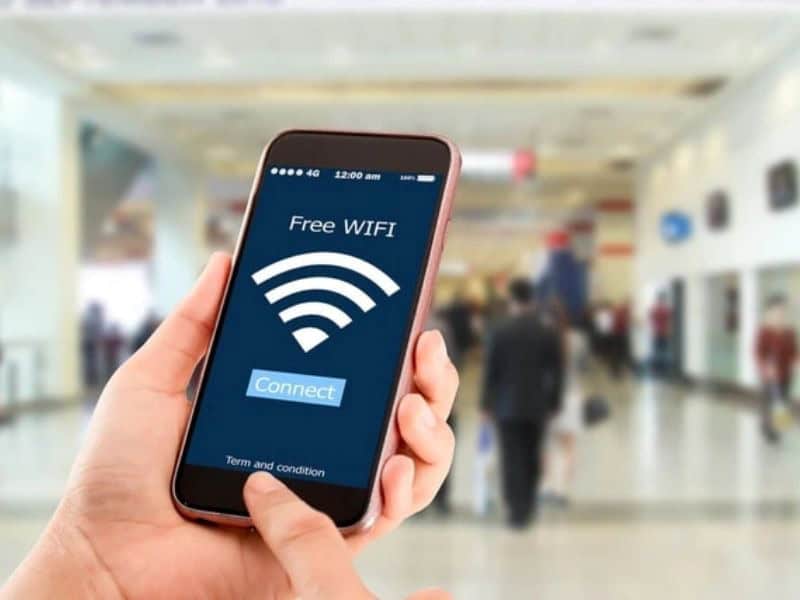 Use public wifi if it is safe and secure