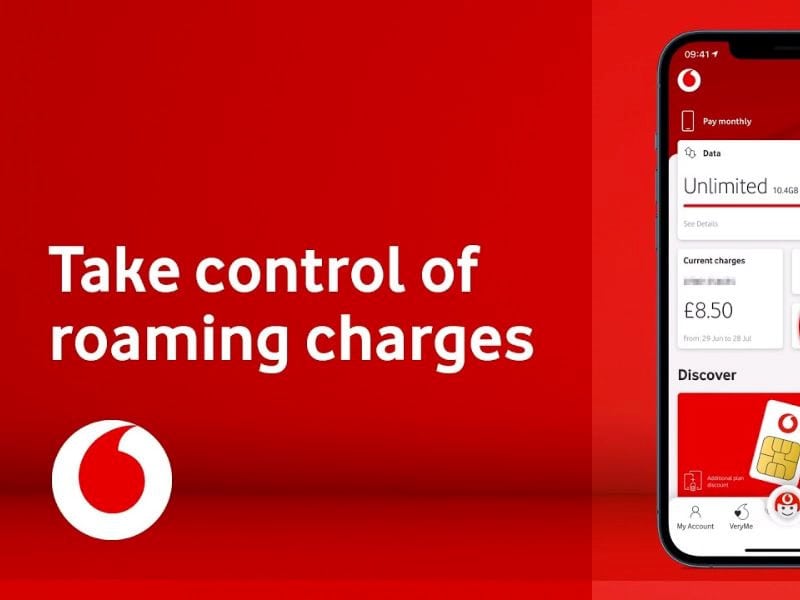 Perform data roaming with Vodafone network