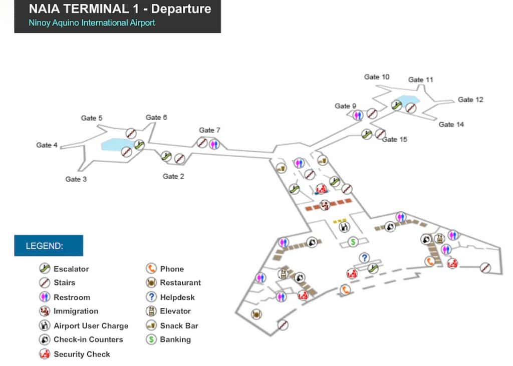 manila airport map