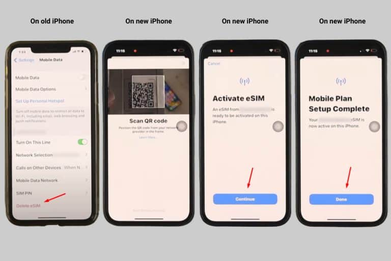 How to transfer eSIM from one iPhone to another stepbystep