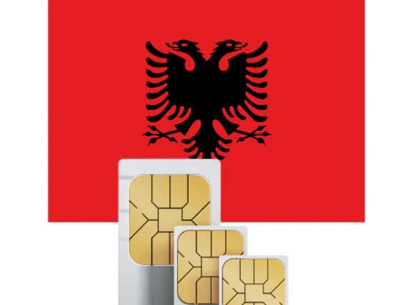 Albania prepaid physical SIM card