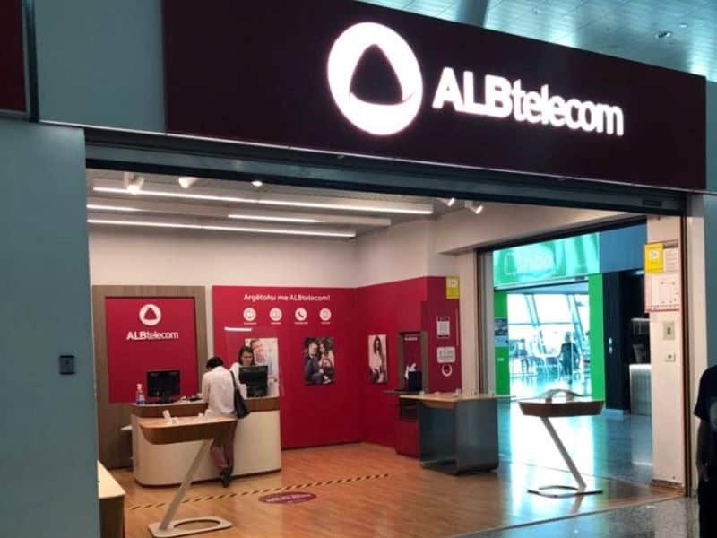 Buy a SIM card at the operator's official store in an Albanian city