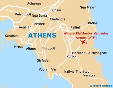 Athens International Airport (ATH) Map