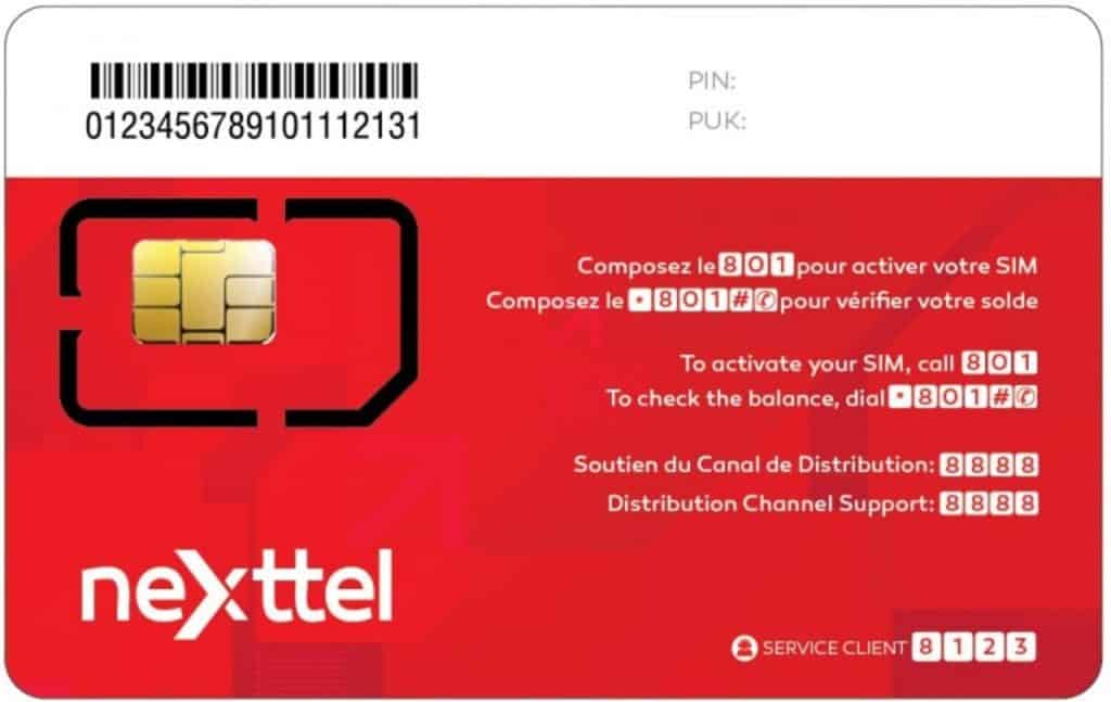 Nexttel Cameroon SIM Card