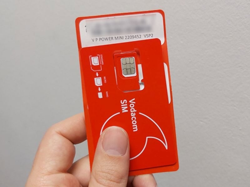 Acheter une carte SIM Vodacom à l'aéroport CPT