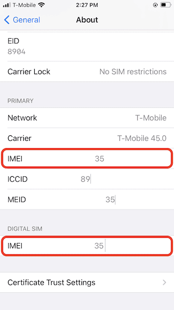 Checking two SIMs available on iPhone concurrently