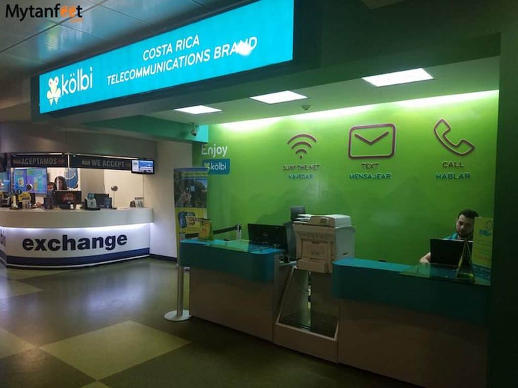 kolbi sim card at juan santamaria airport