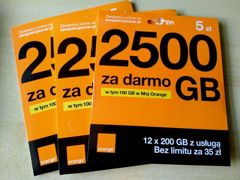 Best Orange SIM card option and price