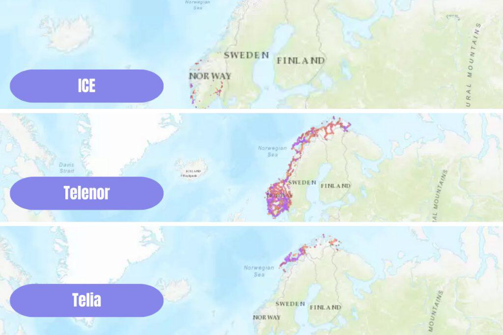 mobile coverage in norway