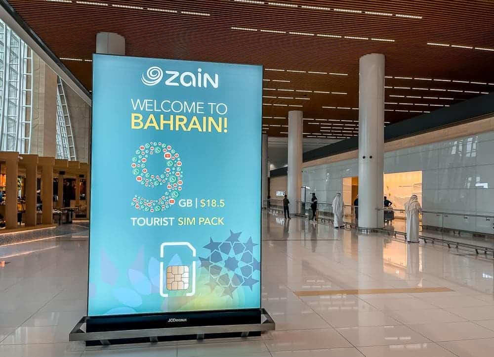 Zain in Bahrain International Airport