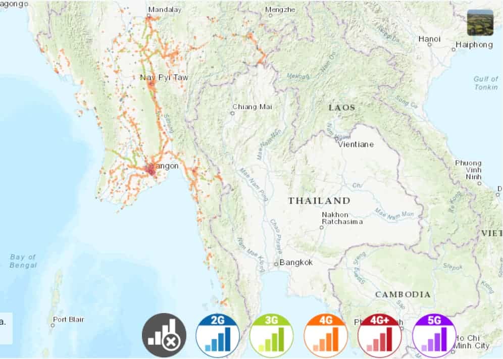 MPT's coverage in Myanmar