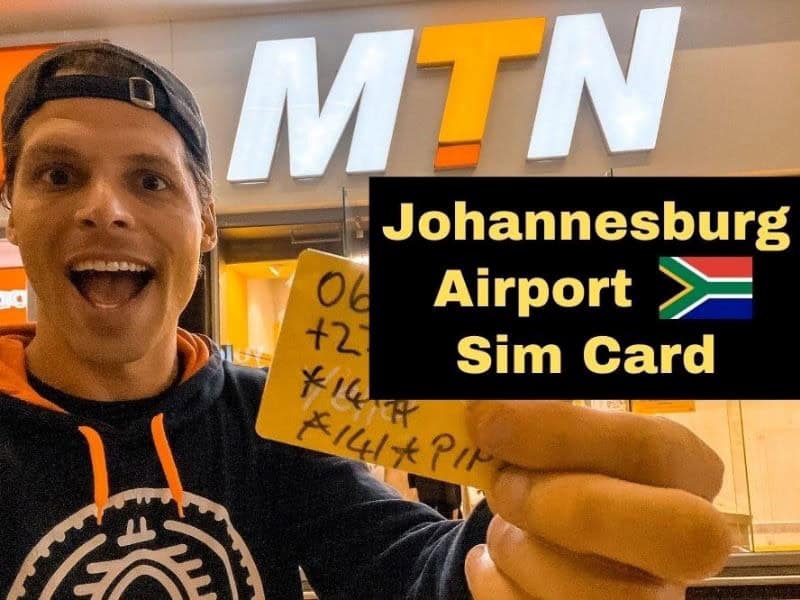 Buy a SIM card at O.R. Tambo International Airport