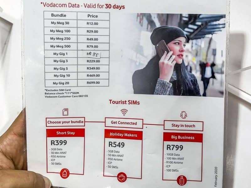 Buying a SIM card at the airport is often more expensive