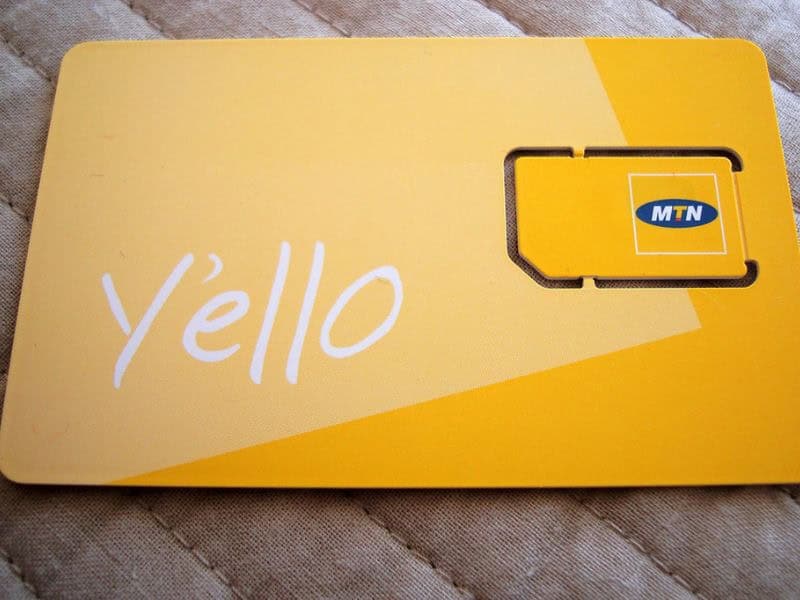 MTN has a variety of SIM card packages for tourists