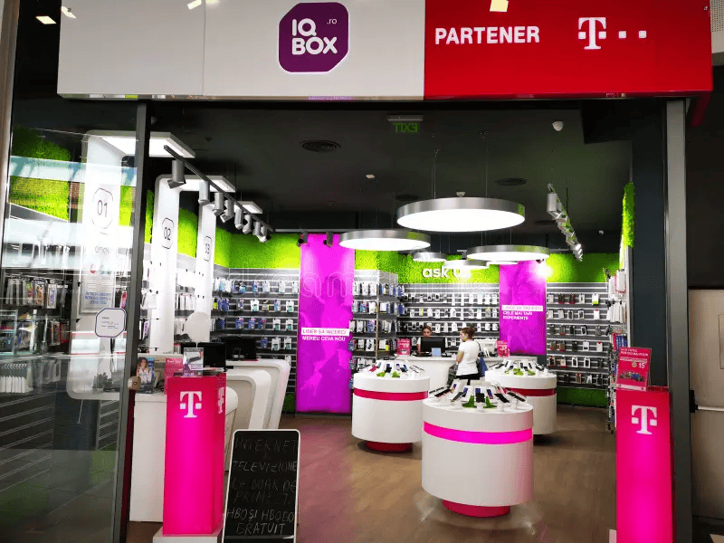 Telekom store at mall