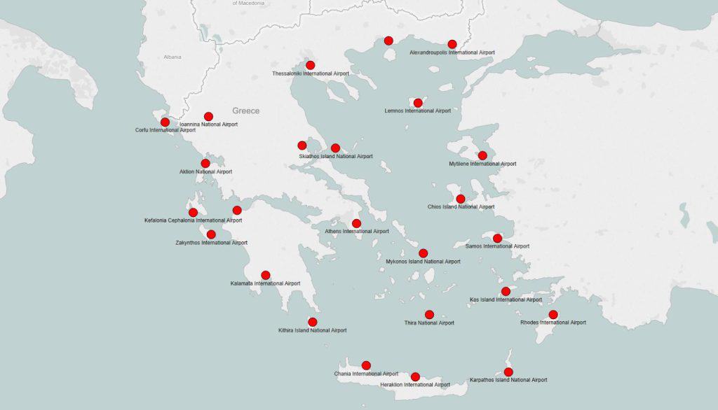 Thessaloniki International Airport Map