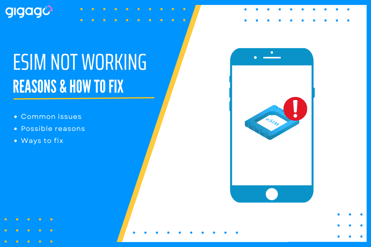 Why is esim not working