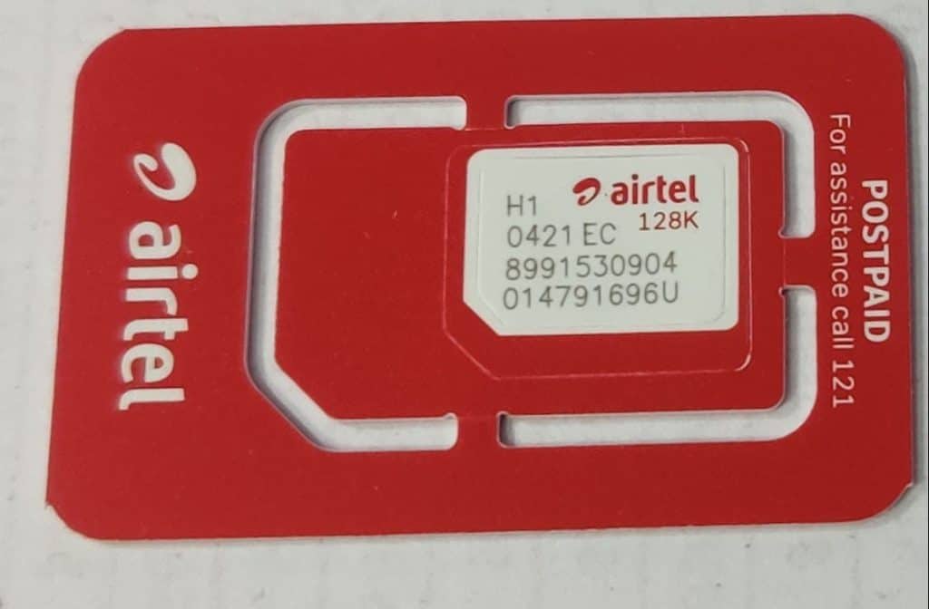 Airtel Gabon SIM Card 
