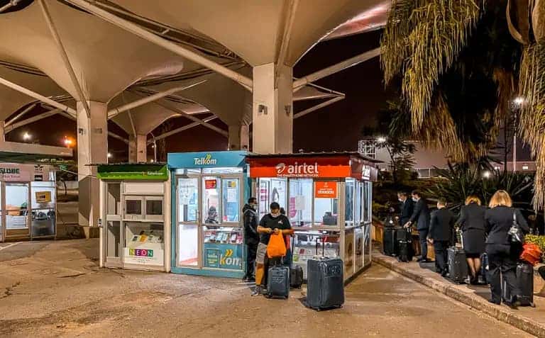 Buying SIM Card at Nairobi International Airport