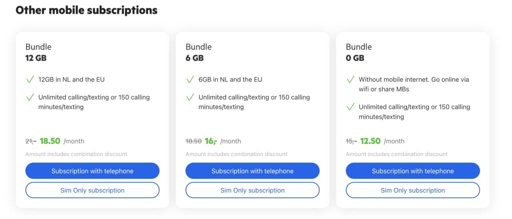 bundle kpn sim plans for tourists