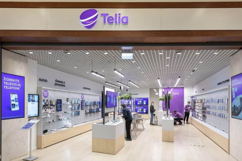 Buy Lithuania SIM cards at Telia shop